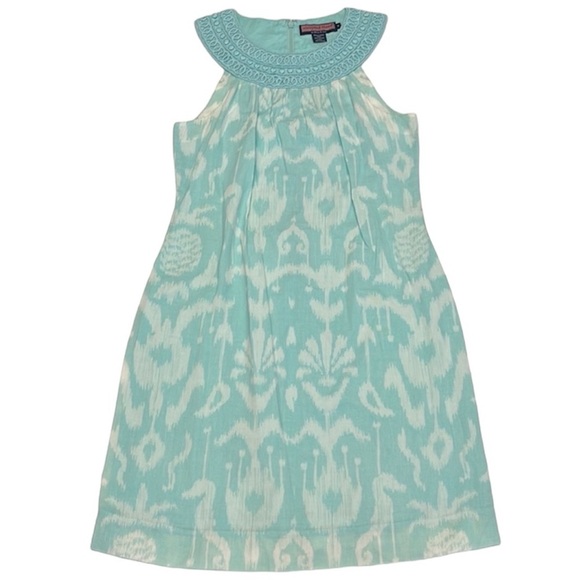 Vineyard Vines Sleeveless Floral Dress 6 Cocktail Summer Cotton - Picture 1 of 10